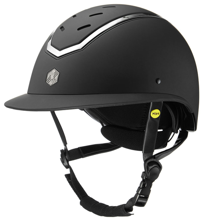 Ridehjelm MIPS Kylo Matte Wide Peak Svart/Sølv i gruppen Rideutstyr / Ridehjelmer / MIPS-ridehjelmer hos Equinest (0209020322BASI_r)