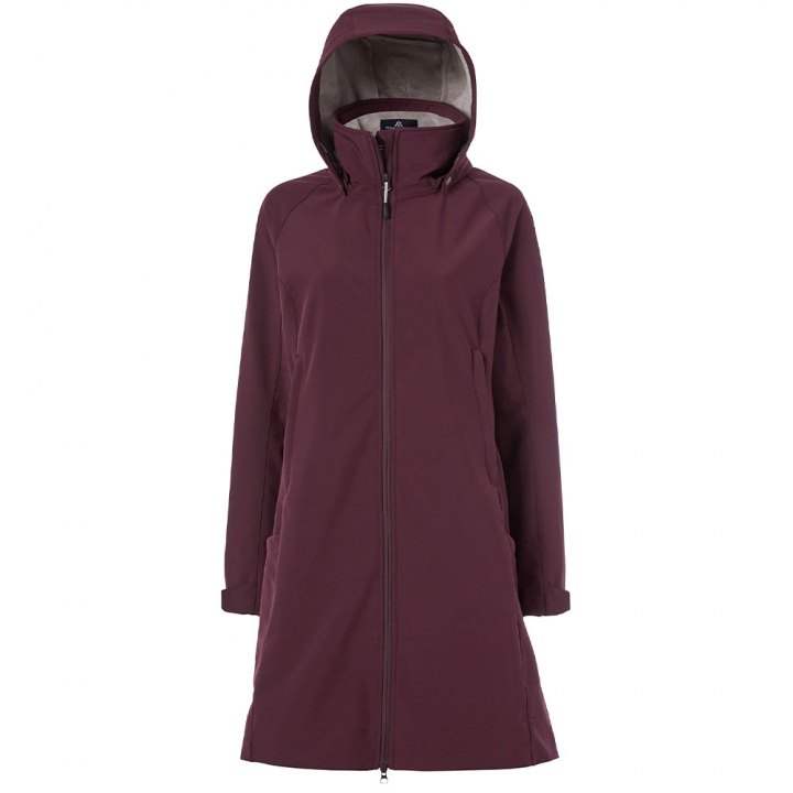 Ridekåpe Stella Softshell Parka Burgundy i gruppen Rideklær / Jakker / Ridekåper hos Equinest (03325Vn_r)