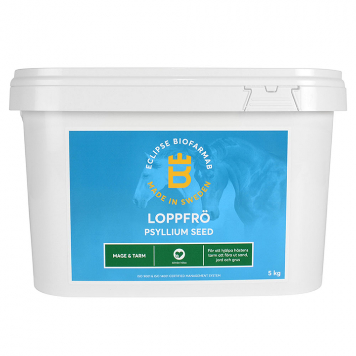 Loppefrø 5kg i gruppen Tilskudd / Tilskudd hest / Mage & Fordøyelse hos Equinest (0998)