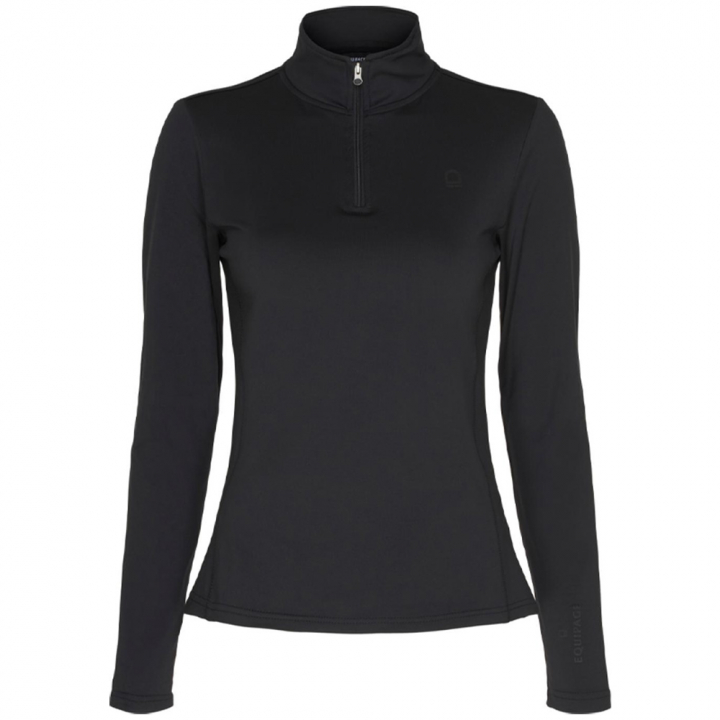 Funksjonstrøye Kolyma 1/4 Zip Svart i gruppen Rideklær / Gensere & Hoodies hos Equinest (100131008BA)
