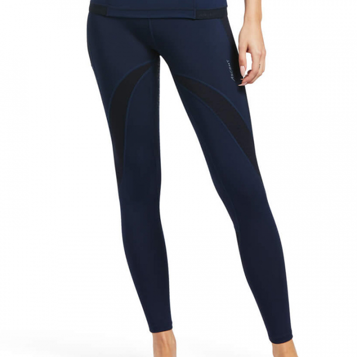 Ridetights Ascent Half Grip Marineblå i gruppen Rideklær / Ridebukser & Ridetights / Ridetights & Rideleggings hos Equinest (10039869Ma_r)