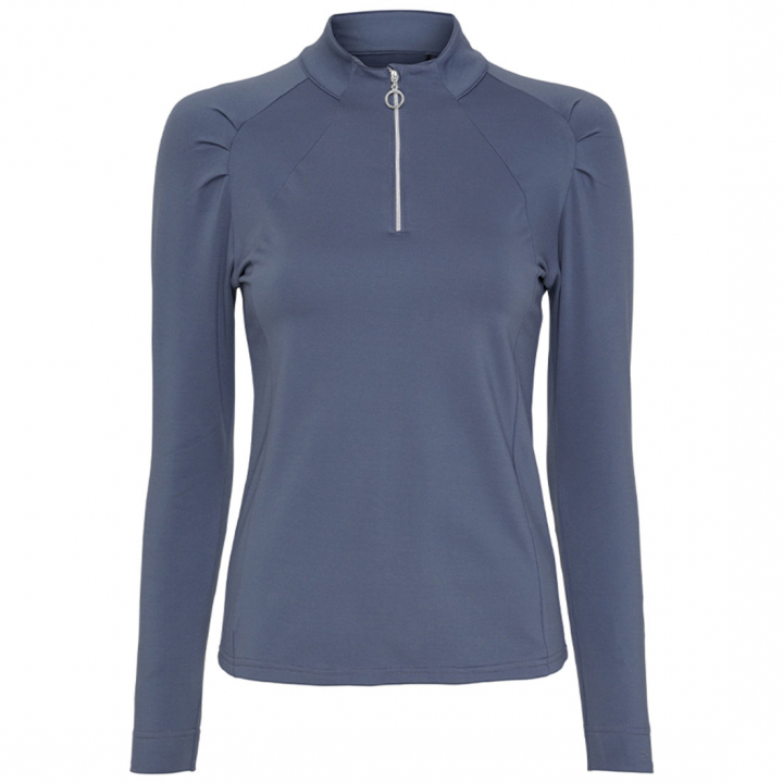Funksjonstrøye Jemma 1/2 Zip Lysegrå i gruppen Rideklær / Gensere & Hoodies hos Equinest (102171069GR)