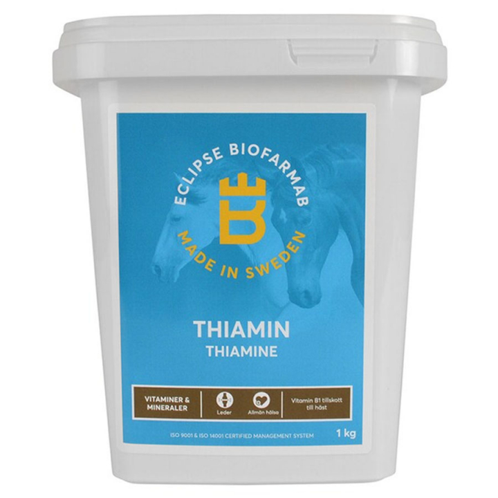 Thiamin i gruppen Tilskudd / Tilskudd hest / Vitaminer & Mineraler hos Equinest (1031_r)