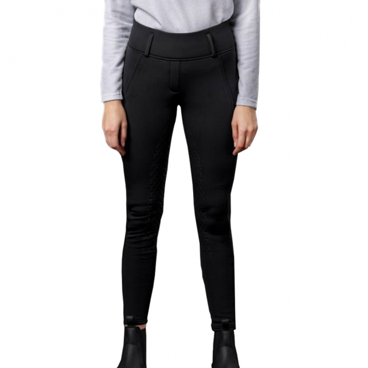 Vinterridetights Selena Helskinn Svart i gruppen Rideklær / Ridebukser & Ridetights / Vinter- & Thermoridebukser hos Equinest (104301001BA)