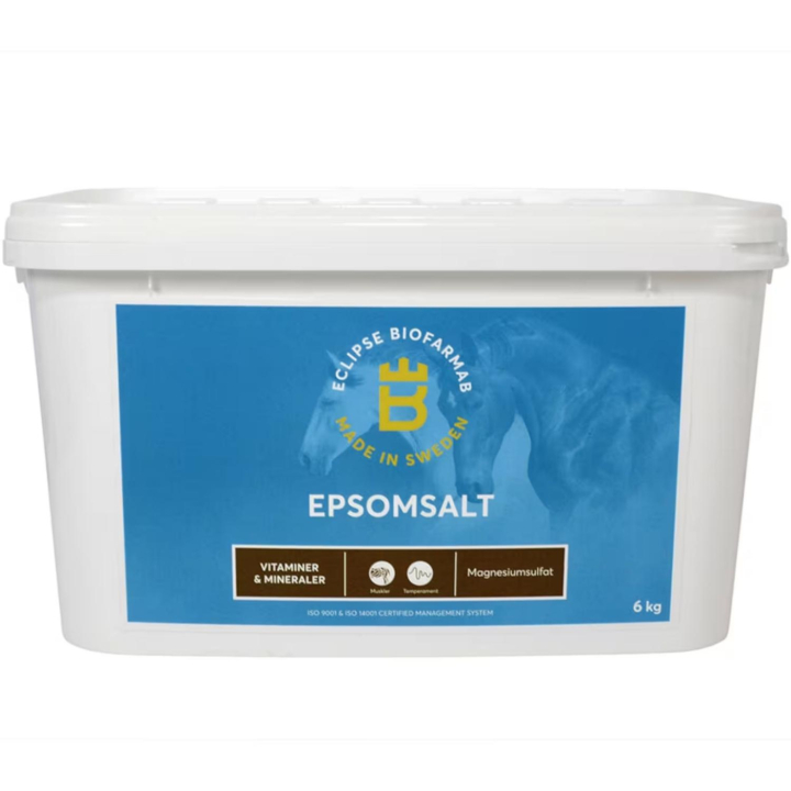 Epsomsalt MgSo4 6kg i gruppen Tilskudd / Tilskudd hest / Vitaminer & Mineraler hos Equinest (10869NE)