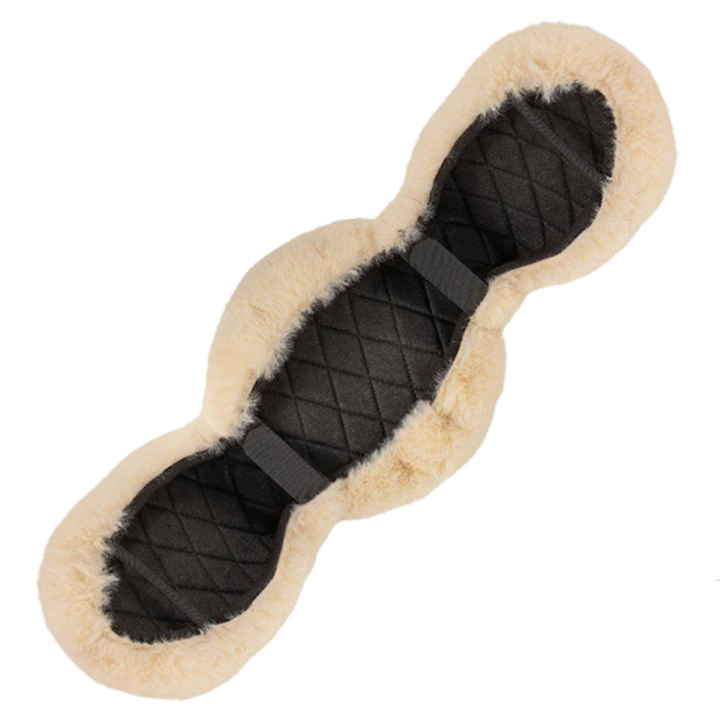 Salgjordbeskytter Dressage Faux Fur Natur i gruppen Hesteutstyr / Salgjorder / Gjordbeskyttere hos Equinest (112340NAT_r)