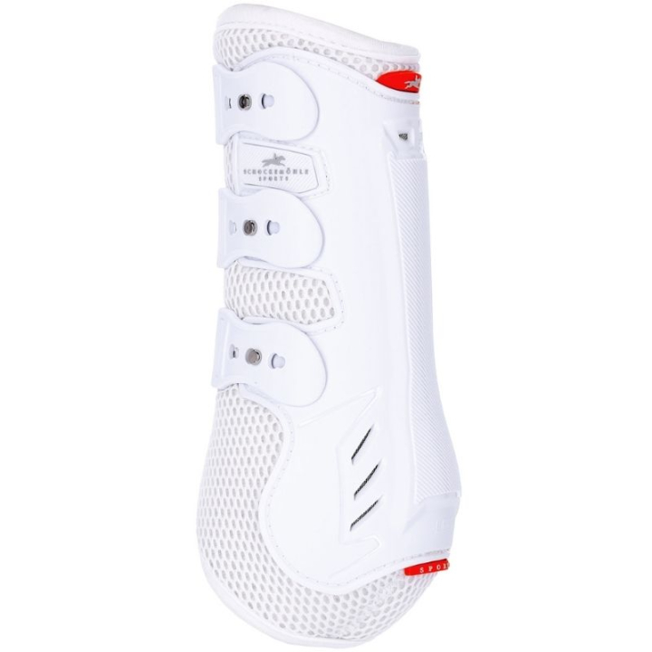 Dressurbelegg Air Flow Front Hvit i gruppen Hesteutstyr / Belegg & Bandasjer / Dressur- & Treningsbelegg hos Equinest (1201000281WH_r)