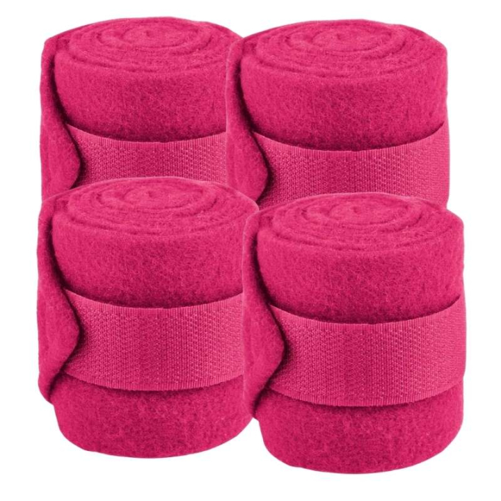 Bandasjer Shetty Fleece 4-pack Rosa i gruppen Hesteutstyr / Belegg & Bandasjer / Bandasjer hos Equinest (128638PI)