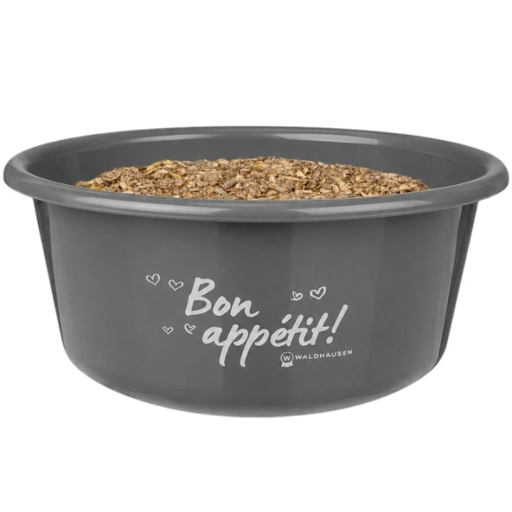 Fôrskål med Lokk 5L Grå  i gruppen Stall & Paddock / Stallutstyr / Fôrutstyr hos Equinest (1501510GR-5)
