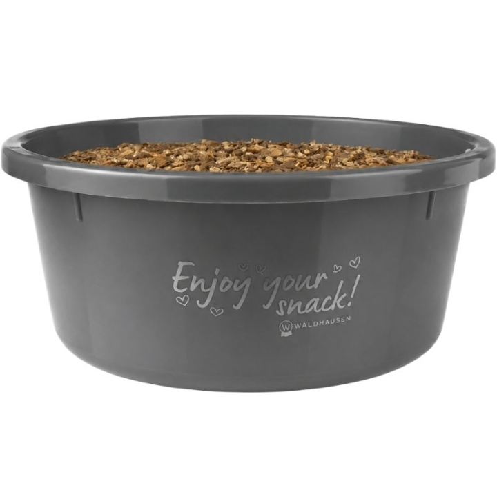 Fôrskål med Lokk 2L Grå  i gruppen Stall & Paddock / Stallutstyr / Fôrutstyr hos Equinest (1501610GR-2)