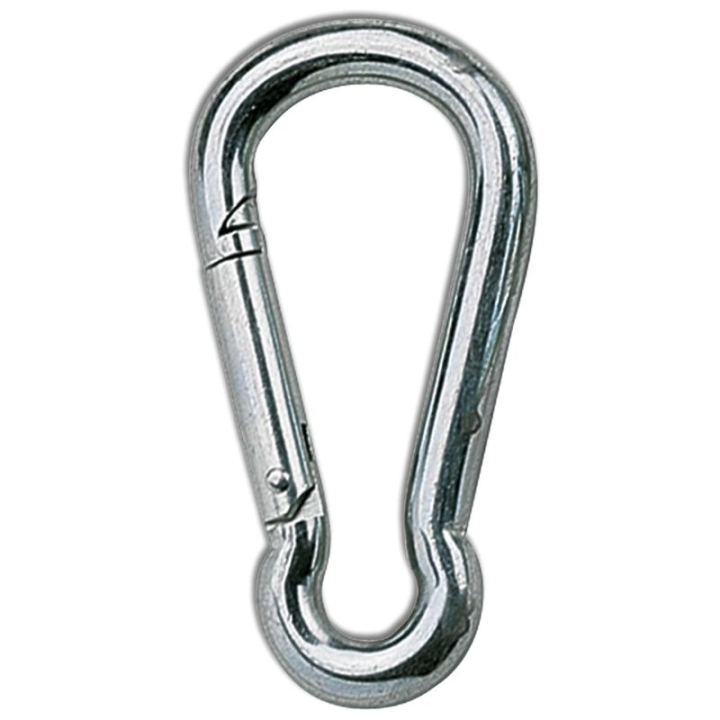 Karabinkrok Carabiner Sølv i gruppen Stall & Paddock / Stallutstyr / Kroker & Hengere hos Equinest (170400SI)