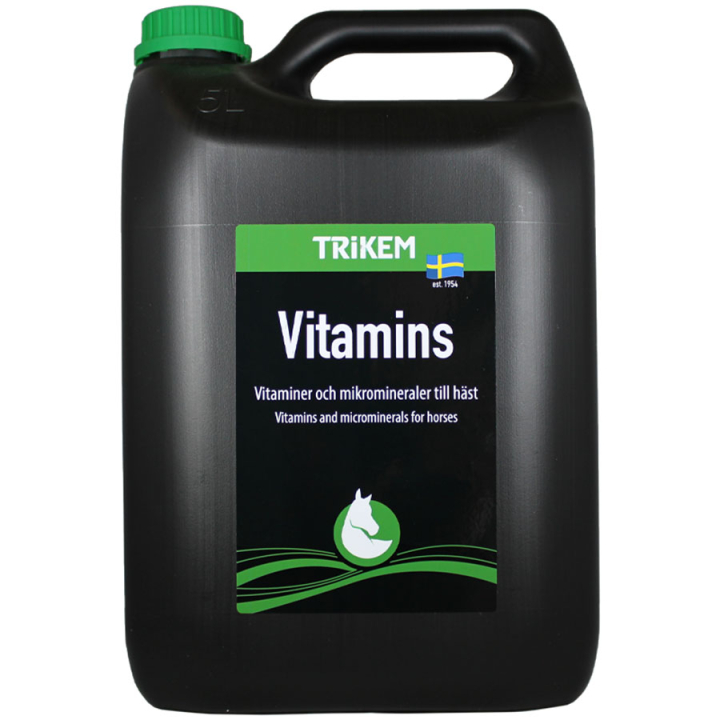 Vitamins Flytende 5000ml i gruppen Tilskudd / Tilskudd hest / Vitaminer & Mineraler hos Equinest (178250-5000)