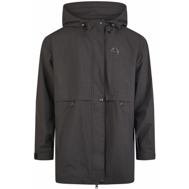 Regnjakke Rain-Zip-Poncho Svart i gruppen Rideklær / Jakker / Regnjakker hos Equinest (18440026BA_r)