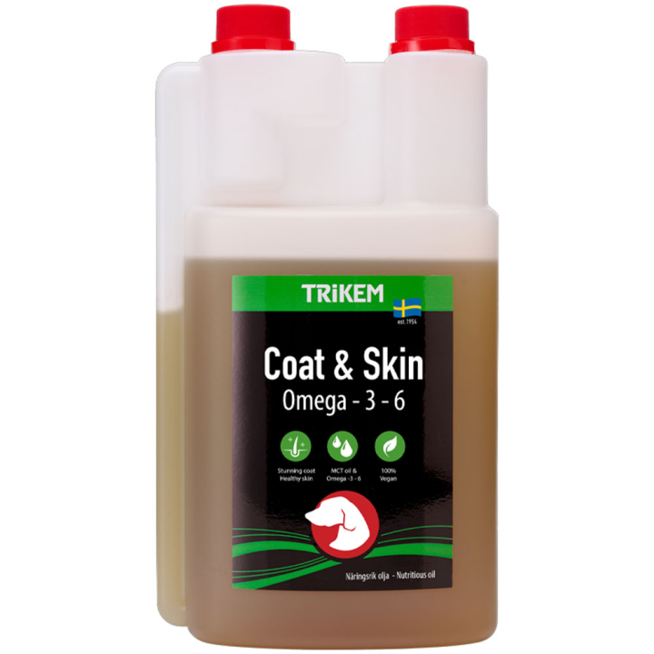 Coat & Skin 1000ml i gruppen Tilskudd / Tilskudd hund hos Equinest (1845010-1000)