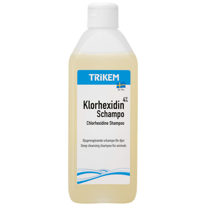 Klorhexidin Shampoo 600 ml i gruppen Stell & Pleie / Pelspleie / Sjampo & Balsam hos Equinest (1850060)