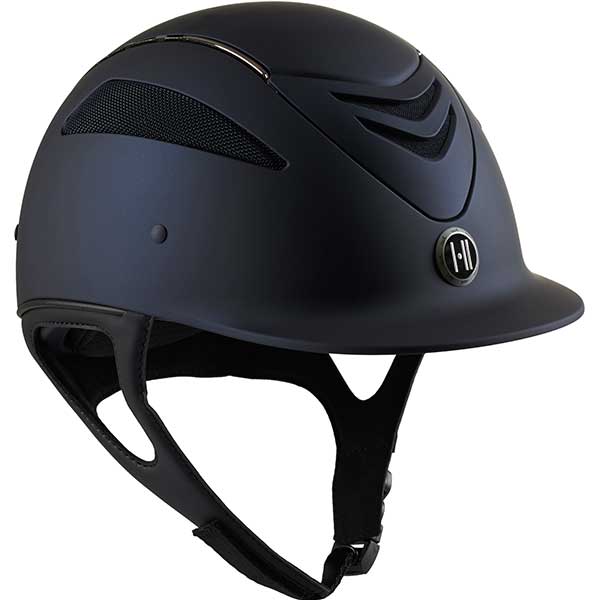 Defender Pro Matt Chrome Pipe Marineblå i gruppen Rideutstyr / Ridehjelmer / Standardskjerm hos Equinest (1K20030001Ma_r)