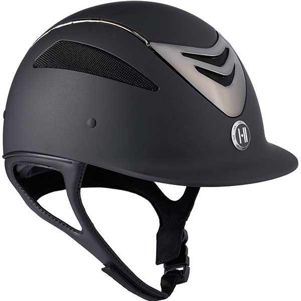 Defender Pro Matt Chrome Svart i gruppen Rideutstyr / Ridehjelmer / Standardskjerm hos Equinest (1K20040001Sv_r)