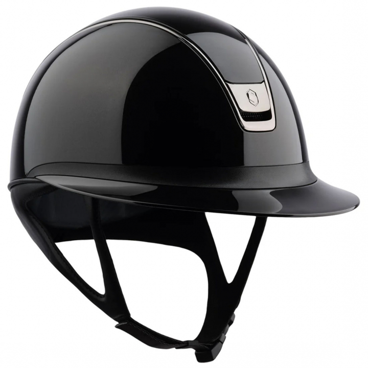 Ridehjelm Miss Shield Glossy 2.0 Black Chrome Svart i gruppen Rideutstyr / Ridehjelmer / Solskjerm hos Equinest (2.0-43078BA)