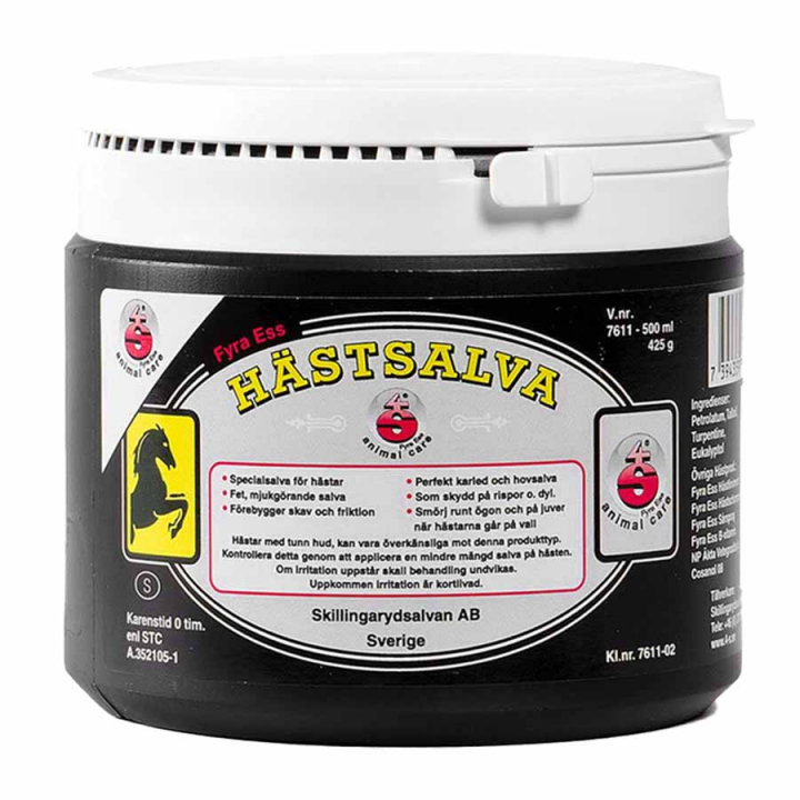 Hestesalve 4S 500ml i gruppen Stell & Pleie / Sårpleie & Salver / Sårsalver hos Equinest (207611)