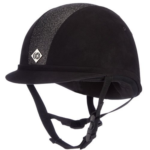 Ridehjelm YR8 Sparkling Svart/Svart i gruppen Rideutstyr / Ridehjelmer hos Equinest (20900735_S_r)