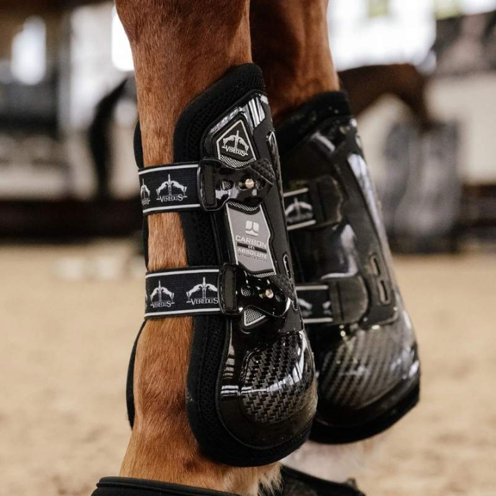 Senebeskyttere Carbon Gel Absolute Svart i gruppen Hesteutstyr / Belegg & Bandasjer / Sprangbelegg hos Equinest (21020260Sv_r)