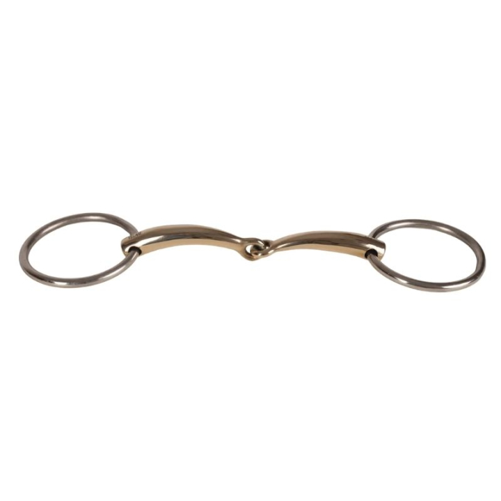 Todelt Trinsebitt med Løse Ringer Sweet Copper 14mm i gruppen Hesteutstyr / Bitt / Trinsebitt hos Equinest (22001411_r)