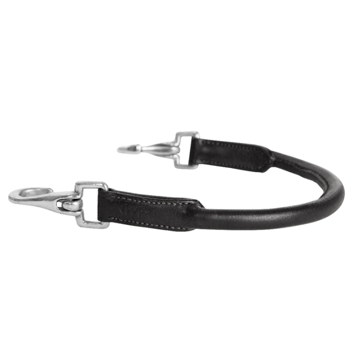 Rundsydd salhåndtak Svart/Sølv i gruppen Hesteutstyr / Tilbehør / Håndtak til sal hos Equinest (232510BASI)