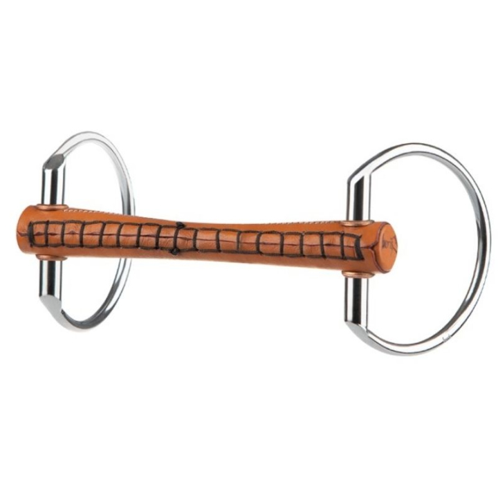 Muffebitt Leather Soft i gruppen Hesteutstyr / Bitt / Muffebitt hos Equinest (240310936612_r)