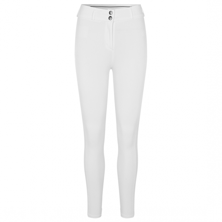 Ridebukse KLKaya F-Tec6 Halvskinn Hvit i gruppen Rideklær / Ridebukser & Ridetights / Ridebukser hos Equinest (2410242598WH)