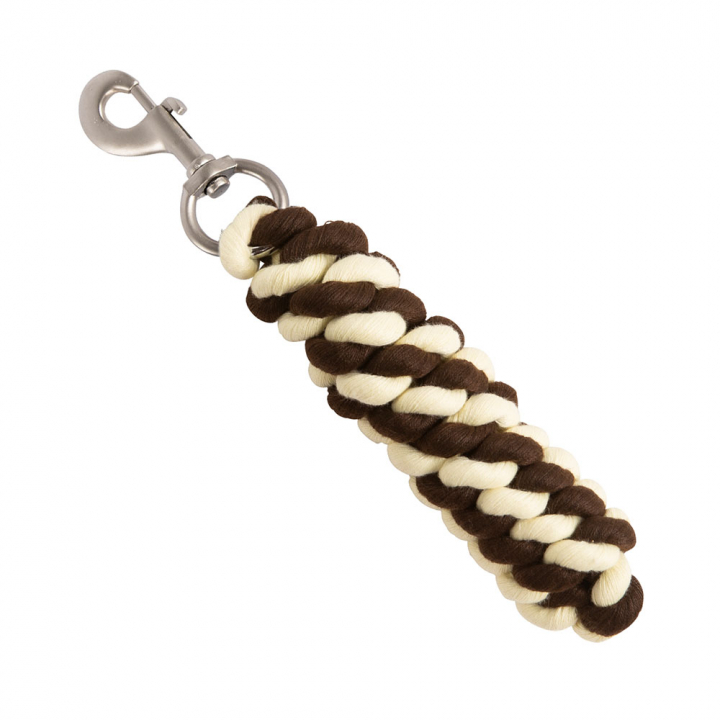 Leietau Bomull Brun/Natur i gruppen Hesteutstyr / Leietau & Transportleietau / Bomull- & Nylonleietau hos Equinest (243012BR)