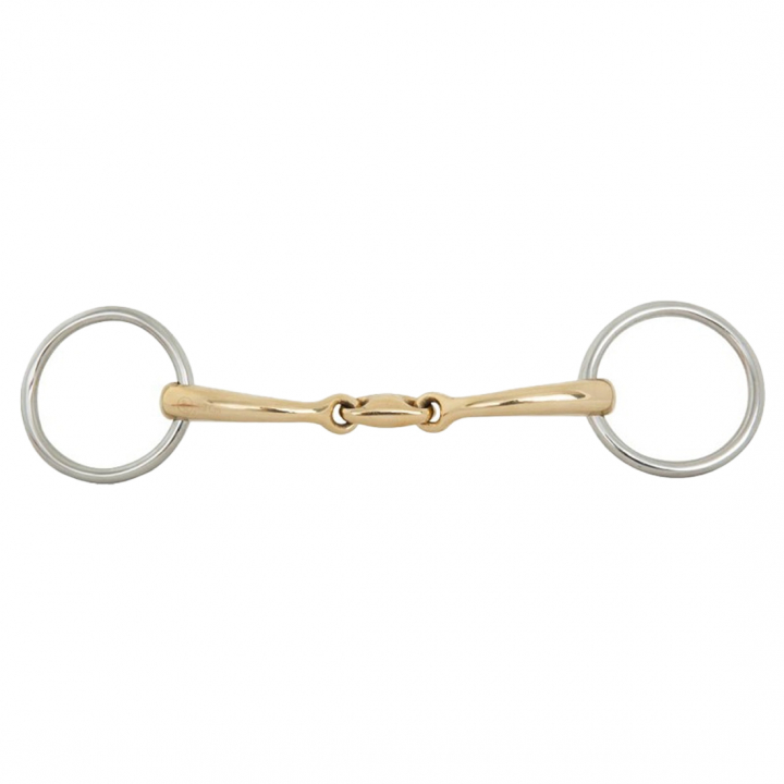 Tredelt Bitt Soft Contact Bradoon 12mm i gruppen Hesteutstyr / Bitt / Trinsebitt hos Equinest (256024)