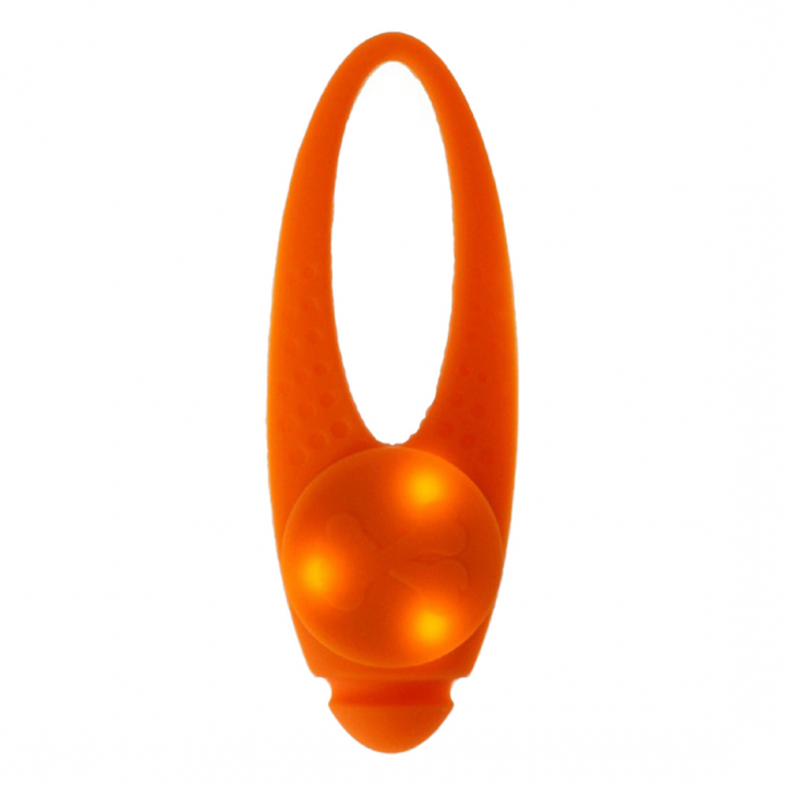 Blinklampe Basic Silikon LED Oransje i gruppen Hund / Reflekser, Lamper & Blink hos Equinest (260608OR)