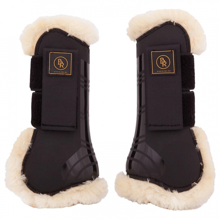 beskyttere Snuggle Synthetic Sheepskin Svart i gruppen Hesteutstyr / Belegg & Bandasjer / Sprangbelegg hos Equinest (292133BANAT)