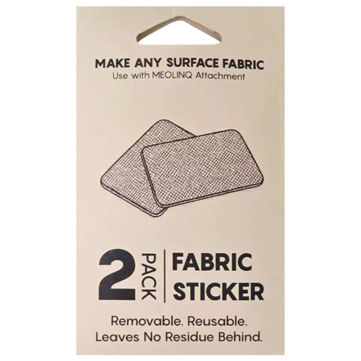 Festelapp for Ridehjelm Fabric Sticker 2-pack Svart i gruppen Rideutstyr / Reflekser hos Equinest (3004BA)