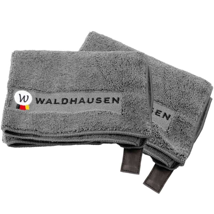 Mikrofiberhåndkle Soft 2-pk Grå i gruppen Stell & Pleie / Vaskesvamper & kluter hos Equinest (3015401GR)