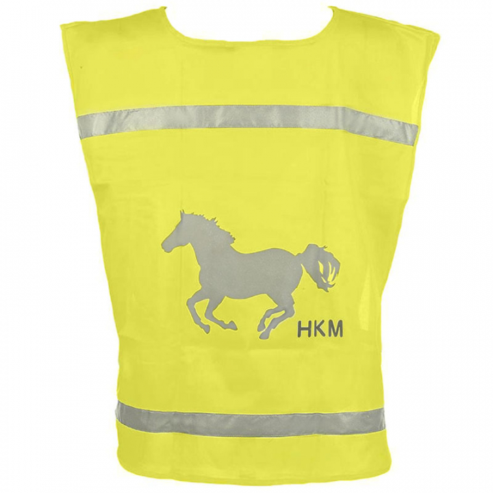 Refleksvest Flourescent Gul/Sølv i gruppen Rideutstyr / Reflekser hos Equinest (3031YE)