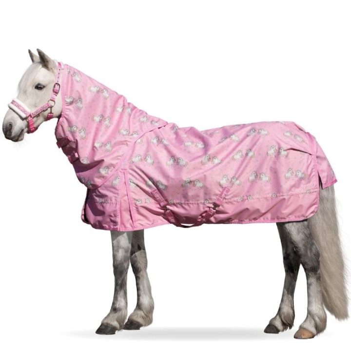 Regndekken Basic Plus Unicorn Edition 600D 50g Rosa i gruppen Hestedekken / Utedekken / Regndekken hos Equinest (306737PI_r)