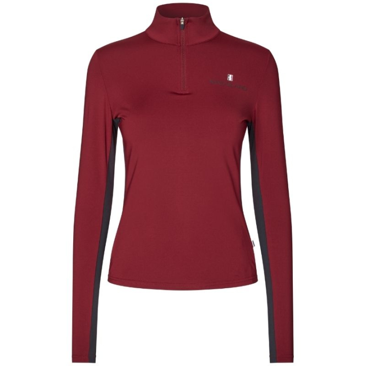 Ridetopp Classic Training Shirt Vinrød i gruppen Rideklær / Gensere & Hoodies hos Equinest (3147360301011WN_r)