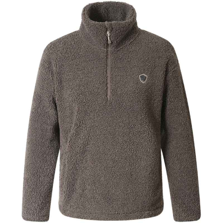Teddyfleece 1/4 Zip Brun i gruppen Rideklær / Gensere & Hoodies hos Equinest (3232764BR_r)