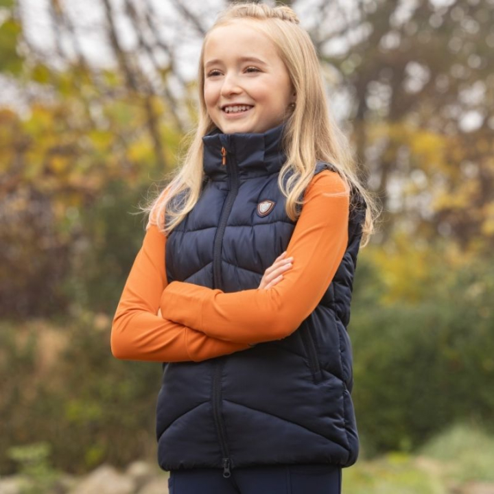Ridevest Winter Barn/Junior Marineblå i gruppen Rideklær / Vester hos Equinest (3232822NA_r)