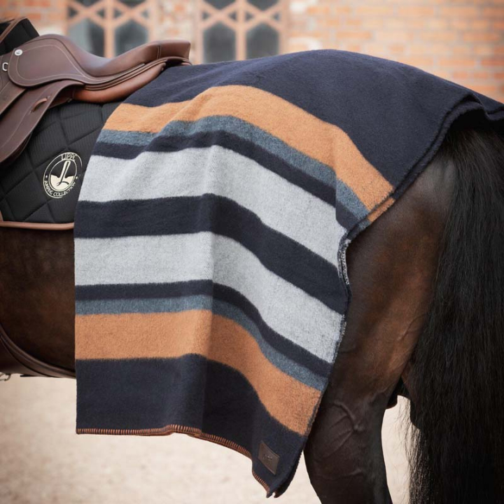 Ullteppe Edinburgh Marineblå i gruppen Hestedekken / Fleecedekken hos Equinest (326030NA)