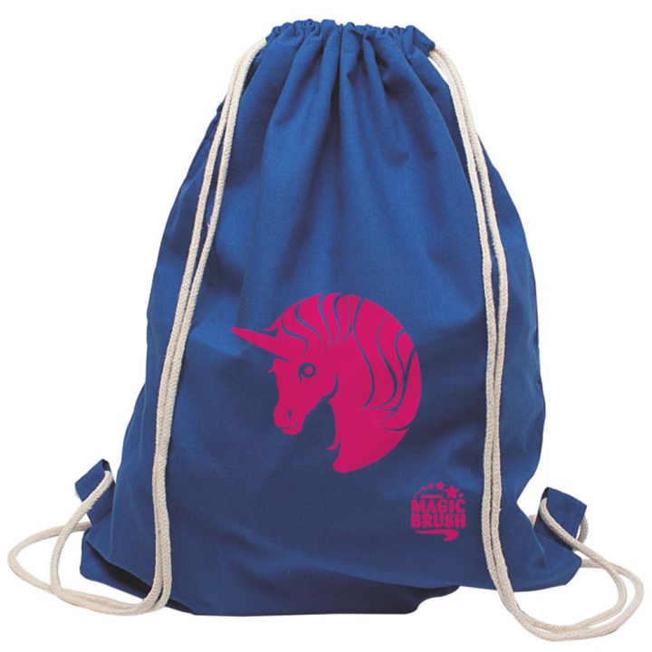 Drawstring Bag Unicorn Blå i gruppen Rideklær / Tilbehør / Vesker hos Equinest (329998BL)