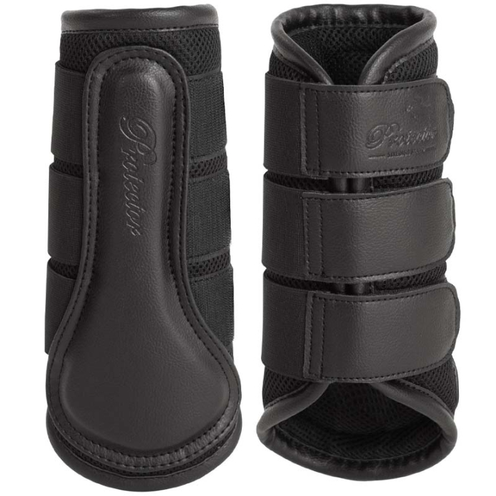 Treningsbeskyttere 3D-Mesh Svart i gruppen Hesteutstyr / Belegg & Bandasjer / Dressur- & Treningsbelegg hos Equinest (332511BA_r)