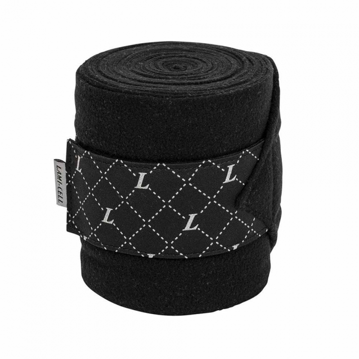 Fleecebandasjer Venus 4-pk Svart i gruppen Hesteutstyr / Belegg & Bandasjer / Bandasjer hos Equinest (339214SV)