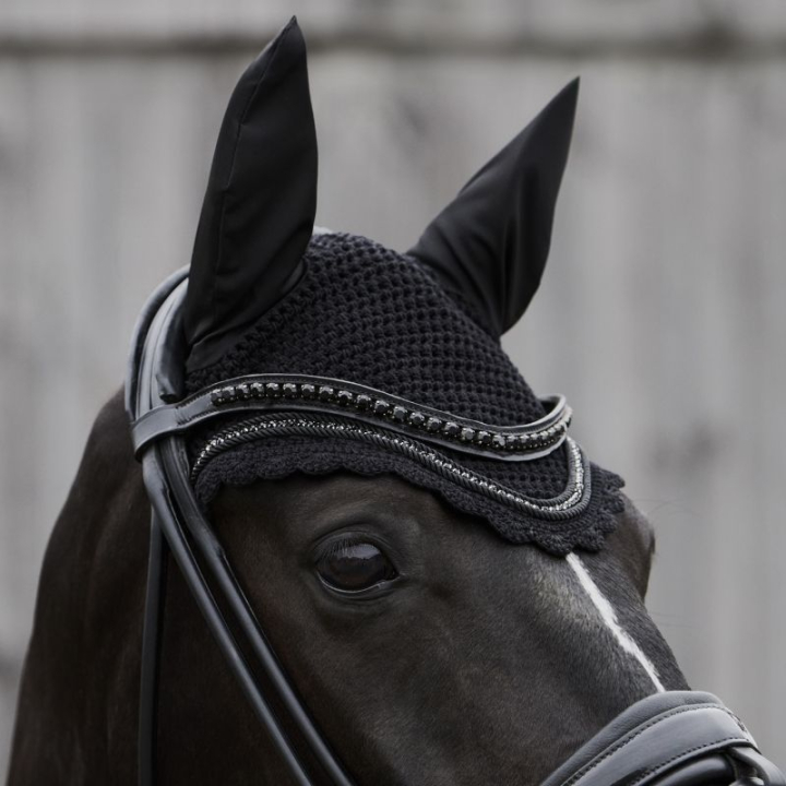 Ørehette Crystal Svart i gruppen Hesteutstyr / Ørehetter hos Equinest (34050038BA_r)