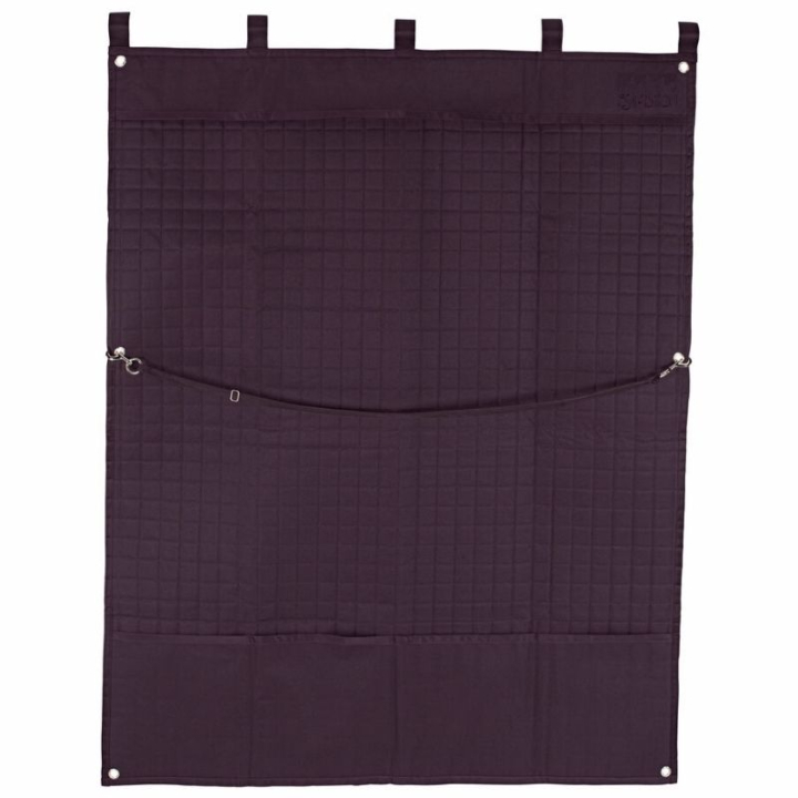 Boksgardin Quilt Long Vinrød i gruppen Stall & Paddock / Stallutstyr / Boksgardiner & Boksstopper hos Equinest (36100040WN)