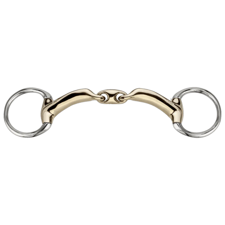Muffebitt 3-delt Novocontact Sensogan D-Ring Ø55mm i gruppen Hesteutstyr / Bitt / Muffebitt hos Equinest (4036811578_r)