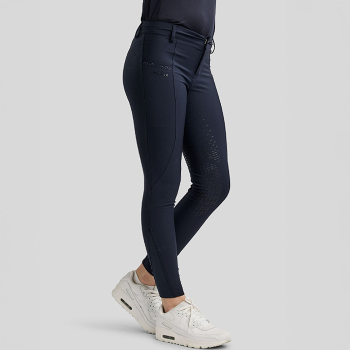 Ridebukse Barn/Junior Crystals Full Grip Marineblå i gruppen Rideklær / Ridebukser & Ridetights / Ridebukser hos Equinest (404673128NA_r)