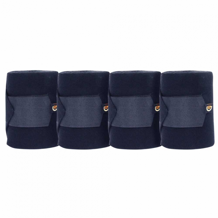 Bandasjer Wool 4-pk Marineblå i gruppen Hesteutstyr / Belegg & Bandasjer / Bandasjer hos Equinest (42103MA)