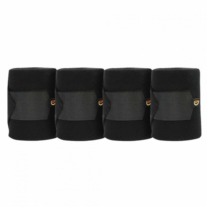 Bandasjer Wool 4-pk Svart i gruppen Hesteutstyr / Belegg & Bandasjer / Bandasjer hos Equinest (42103SV)